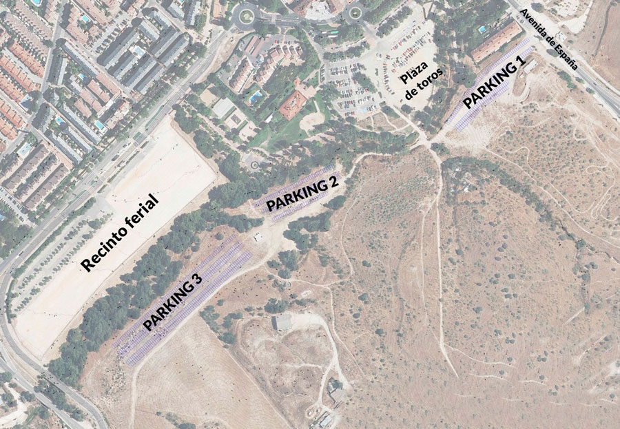 Casi 600 plazas más de aparcamiento durante las fiestas