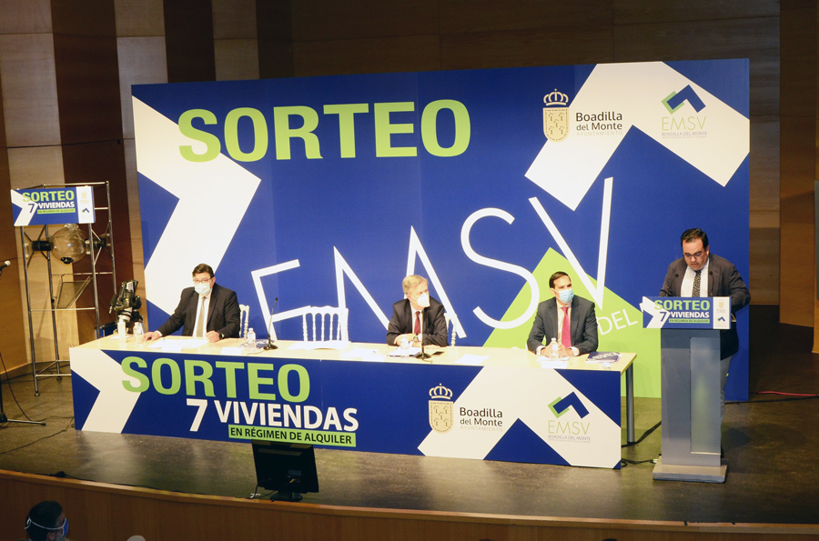 Adjudicadas por sorteo siete viviendas de la EMSV en régimen de alquiler