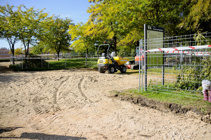 Comienza la remodelación del parque Hermanos Machado en Boadilla del Monte