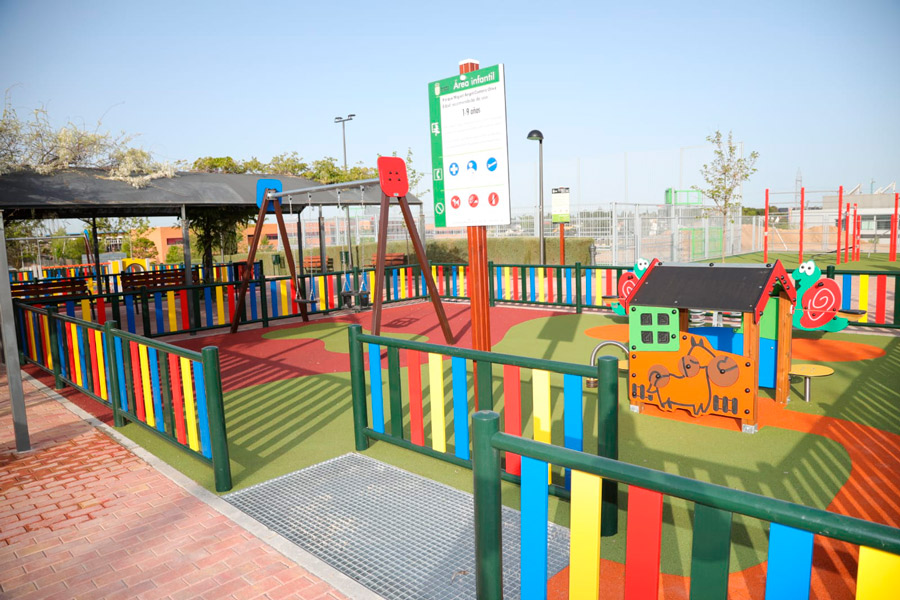 El parque Miguel Ángel Cantero Oliva de Boadilla del Monte, terminado