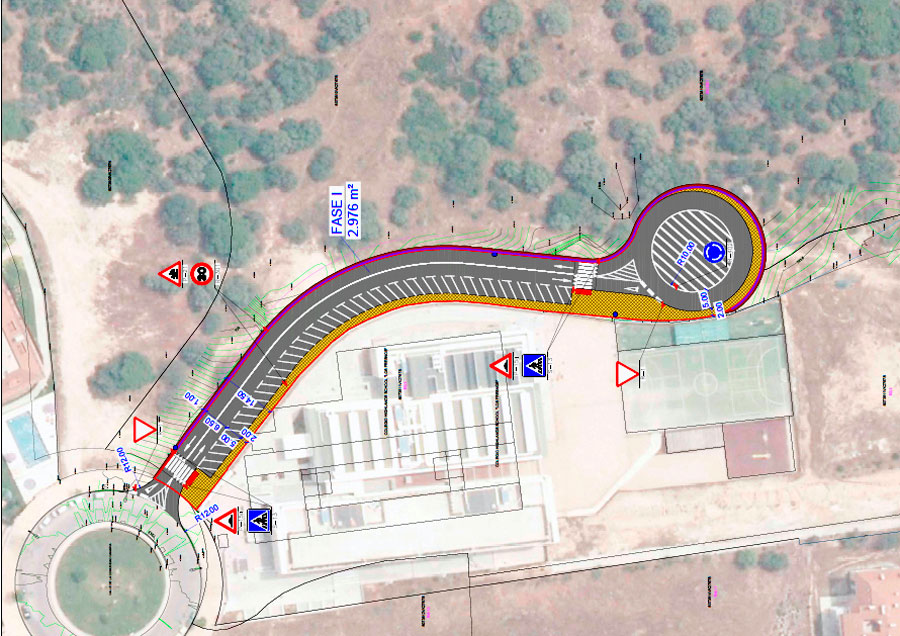 Los Fresnos: nueva calle junto al colegio para mejorar la circulación y el aparcamiento en la zona