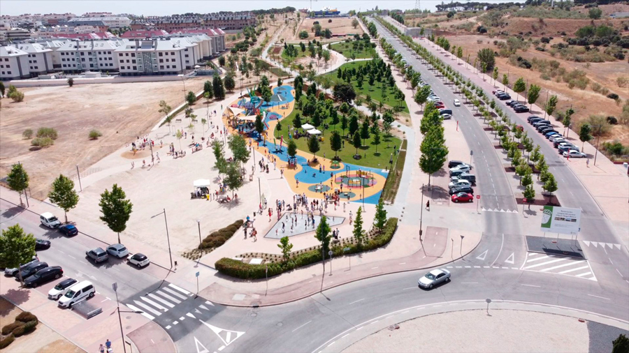 El quiosco en el parque Miguel Ángel Blanco, cada vez más cerca 