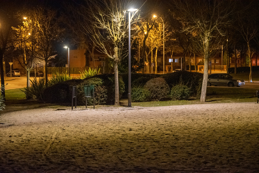 El 66% de los parques de Boadilla ya tienen alumbrado LED