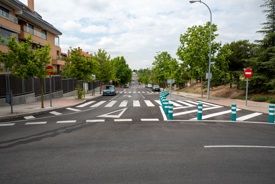 Nueva campaña de asfaltado en marcha en Boadilla del Monte