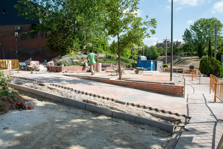 Obras de mejora en Las Eras en Boadilla del Monte
