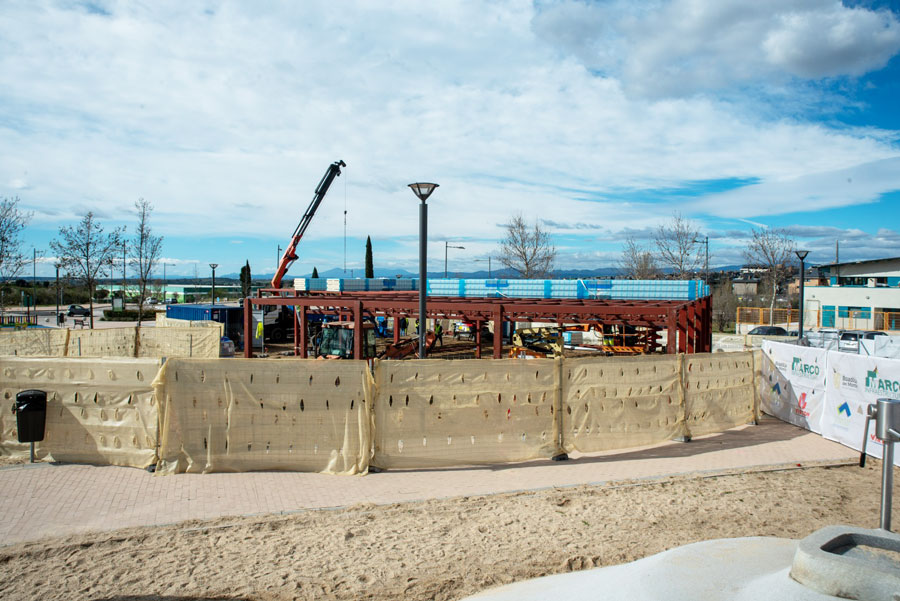 Comienzan las obras del restaurante y la terraza en el parque Miguel Ángel Blanco de Boadilla