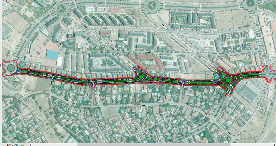 Proyecto de reordenación y asfaltado de la avenida de Monte Segovia, entre Viñas Viejas y Olivar de Mirabal, en Boadilla del Monte