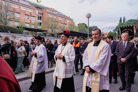 Semana Santa 2023. Boadilla del Monte. Procesión de la Virgen de la Soledad el pasado 31 de marzo. Viernes de Dolores