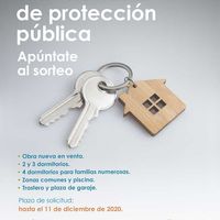 Abierto el plazo de solicitud para 158 nuevas viviendas de protección pública