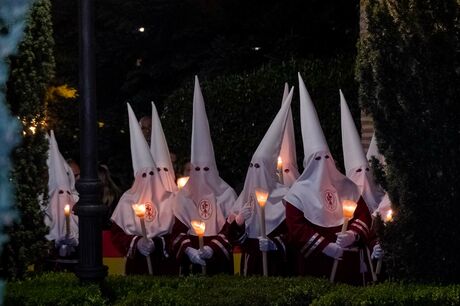 Semana Santa 2023. Boadilla del Monte. Procesión de la Virgen de la Soledad el pasado 31 de marzo. Viernes de Dolores