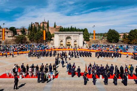 Jura de bandera en Boadilla del Monte. 25 de marzo de 2023, sábado