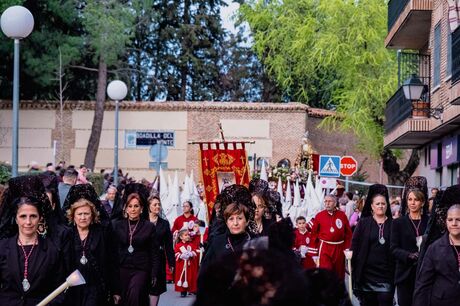 Semana Santa 2023. Boadilla del Monte. Procesión de la Virgen de la Soledad el pasado 31 de marzo. Viernes de Dolores