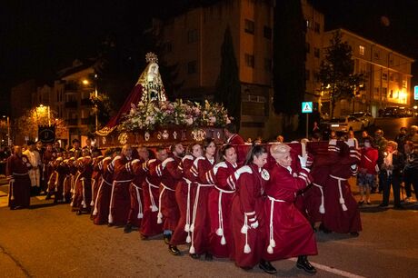 Semana Santa 2023. Boadilla del Monte. Procesión de la Virgen de la Soledad el pasado 31 de marzo. Viernes de Dolores