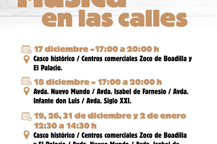 Pasacalles navideño en Boadilla del Monte Pasacalles navideño en Boadilla del Monte