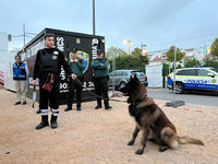 Fiestas Boadilla del Monte 2022. Seguridad: perros antidroga.