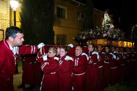 Semana Santa 2023. Boadilla del Monte. Procesión de la Virgen de la Soledad el pasado 31 de marzo. Viernes de Dolores