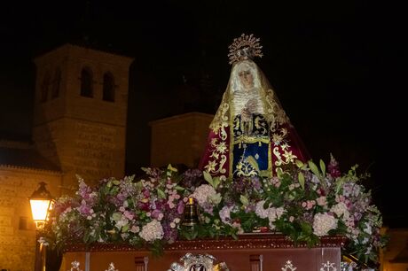 Semana Santa 2023. Boadilla del Monte. Procesión de la Virgen de la Soledad el pasado 31 de marzo. Viernes de Dolores