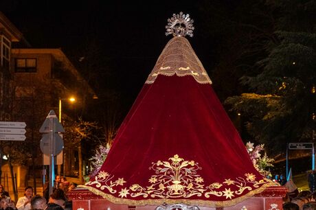 Semana Santa 2023. Boadilla del Monte. Procesión de la Virgen de la Soledad el pasado 31 de marzo. Viernes de Dolores