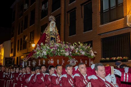 Semana Santa 2023. Boadilla del Monte. Procesión de la Virgen de la Soledad el pasado 31 de marzo. Viernes de Dolores