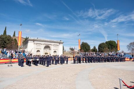 Jura de bandera en Boadilla del Monte. 25 de marzo de 2023, sábado