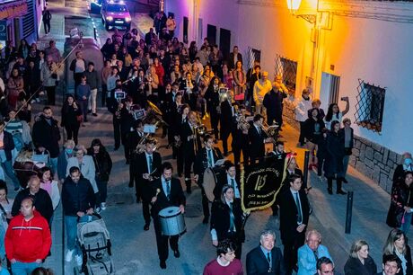 Semana Santa 2023. Boadilla del Monte. Procesión de la Virgen de la Soledad el pasado 31 de marzo. Viernes de Dolores