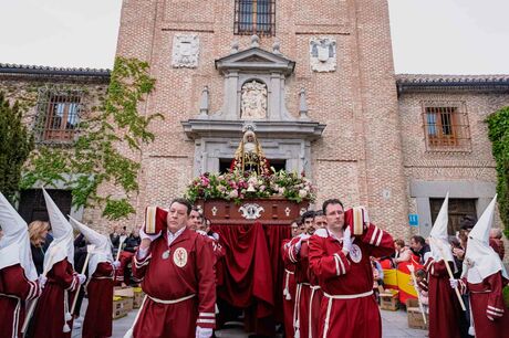 Semana Santa 2023. Boadilla del Monte. Procesión de la Virgen de la Soledad el pasado 31 de marzo. Viernes de Dolores