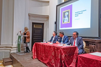 Ceremonia de entrega de premios a los ganadores del I Concurso Internacional de Relato Breve Ilustrado Microrrelatos del Palacio de Boadilla del Monte