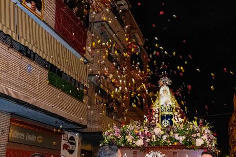 Semana Santa 2023. Boadilla del Monte. Procesión de la Virgen de la Soledad el pasado 31 de marzo. Viernes de Dolores