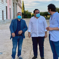 El alcalde de Boadilla del Monte, Javier Úbeda, en La Terraza del Palacio