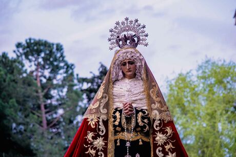 Semana Santa 2023. Boadilla del Monte. Procesión de la Virgen de la Soledad el pasado 31 de marzo. Viernes de Dolores