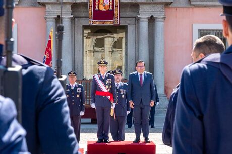 Jura de bandera en Boadilla del Monte. 25 de marzo de 2023, sábado