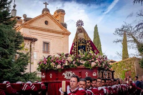 Semana Santa 2023. Boadilla del Monte. Procesión de la Virgen de la Soledad el pasado 31 de marzo. Viernes de Dolores