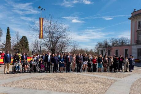 Jura de bandera en Boadilla del Monte. 25 de marzo de 2023, sábado