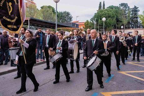 Semana Santa 2023. Boadilla del Monte. Procesión de la Virgen de la Soledad el pasado 31 de marzo. Viernes de Dolores