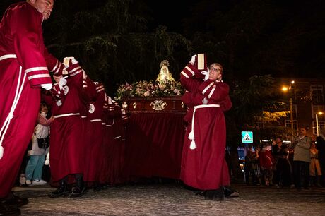 Semana Santa 2023. Boadilla del Monte. Procesión de la Virgen de la Soledad el pasado 31 de marzo. Viernes de Dolores