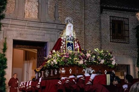 Semana Santa 2023. Boadilla del Monte. Procesión de la Virgen de la Soledad el pasado 31 de marzo. Viernes de Dolores