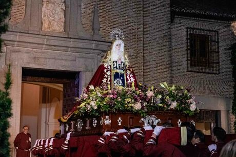 Semana Santa 2023. Boadilla del Monte. Procesión de la Virgen de la Soledad el pasado 31 de marzo. Viernes de Dolores