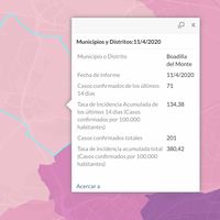 Boadilla del Monte - 11 de abril 2020 - Afectados Covid 19