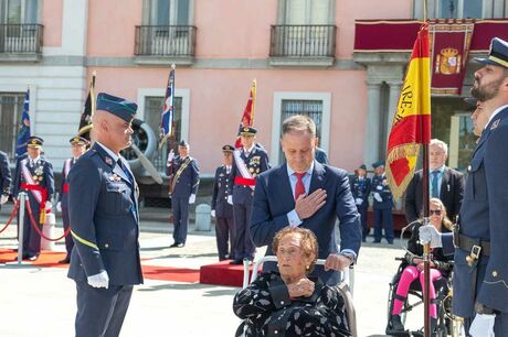 Jura de bandera en Boadilla del Monte. 25 de marzo de 2023, sábado