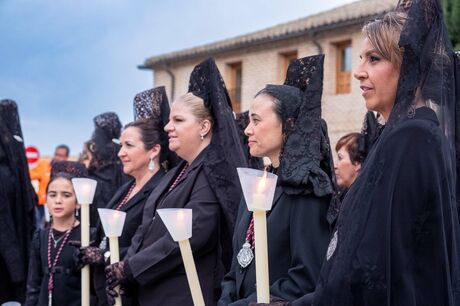 Semana Santa 2023. Boadilla del Monte. Procesión de la Virgen de la Soledad el pasado 31 de marzo. Viernes de Dolores.