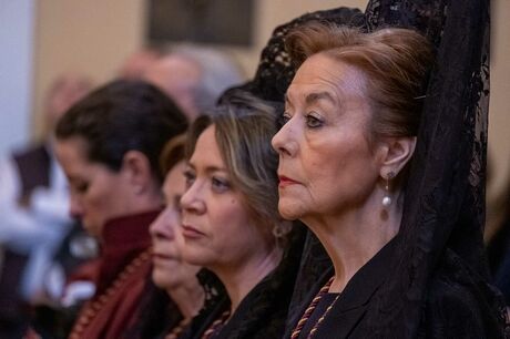 Misa y procesión de la Virgen de la Soledad el pasado 31 de marzo en Boadilla del Monte