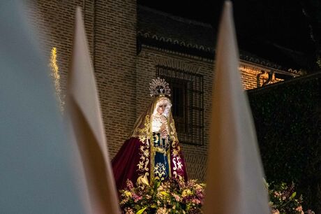 Semana Santa 2023. Boadilla del Monte. Procesión de la Virgen de la Soledad el pasado 31 de marzo. Viernes de Dolores