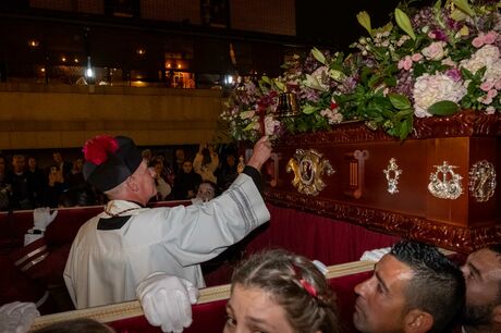 Semana Santa 2023. Boadilla del Monte. Procesión de la Virgen de la Soledad el pasado 31 de marzo. Viernes de Dolores