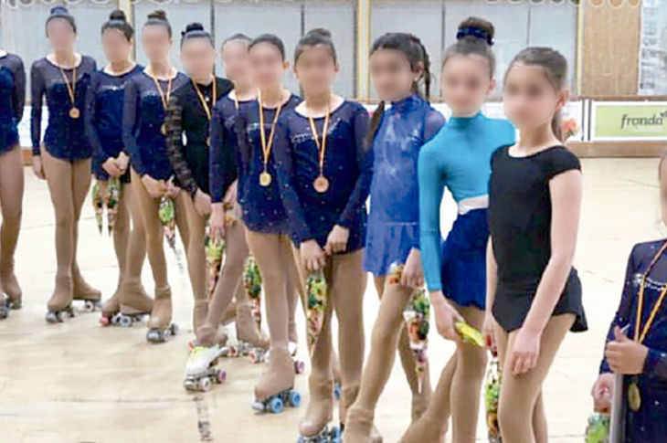 El Club de Patinaje Artístico de Boadilla comienza con los entrenamientos en el polideportivo Ángel Nieto Club de Patinaje Artístico de Boadilla: Septiembre, comienzan los entrenamientos.