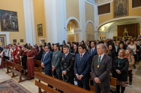 Misa y procesión de la Virgen de la Soledad el pasado 31 de marzo en Boadilla del Monte