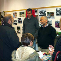 José Miguel de Haro, en el mercadillo solidario que organizó el colegio Ágora de Boadilla del Monte el pasado mes de diciembre.