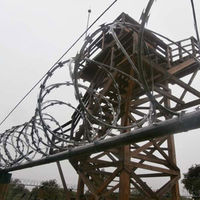 Detalla del vallado que rodea la torre de vigilancia en el Morte Norte denunciado por APB.
