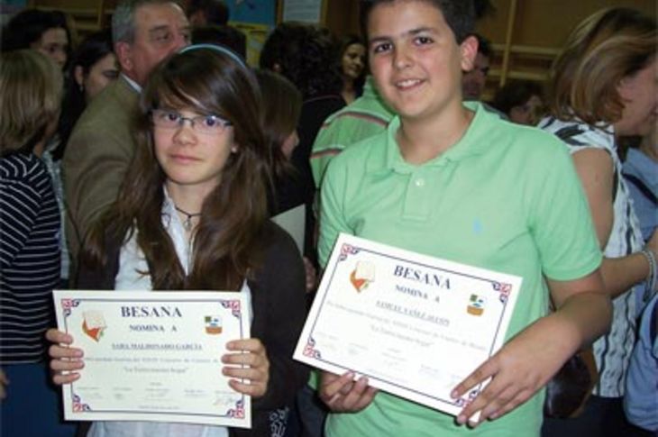 Sara Maldonado y Samuel Yánez, del Colegio Hélade de Boadilla del Monte.