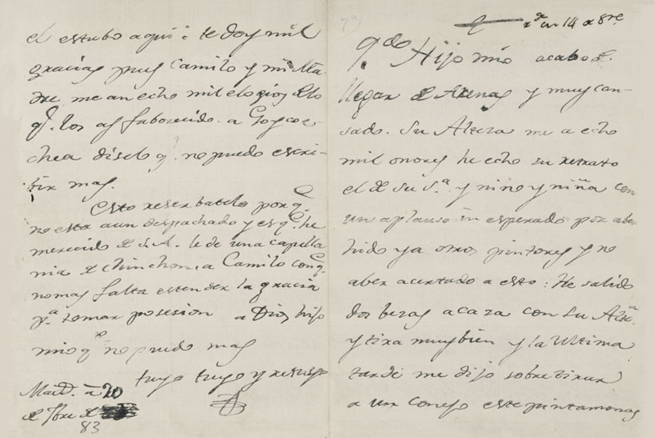 Las cartas de Goya sobre el infante don Luis