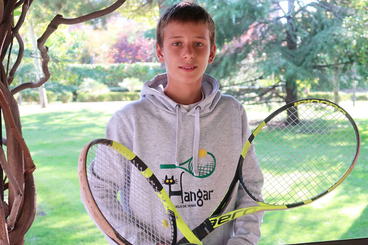 Jorge López, promesa del tenis español